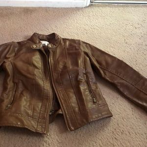 XS Brown Target A New Day, “leather jacket”